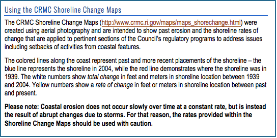 Box 2 CRMC Shoreline Change Maps