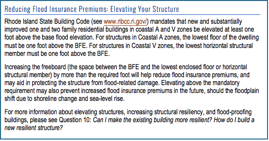 Box 5 Reducing Flood Insurance